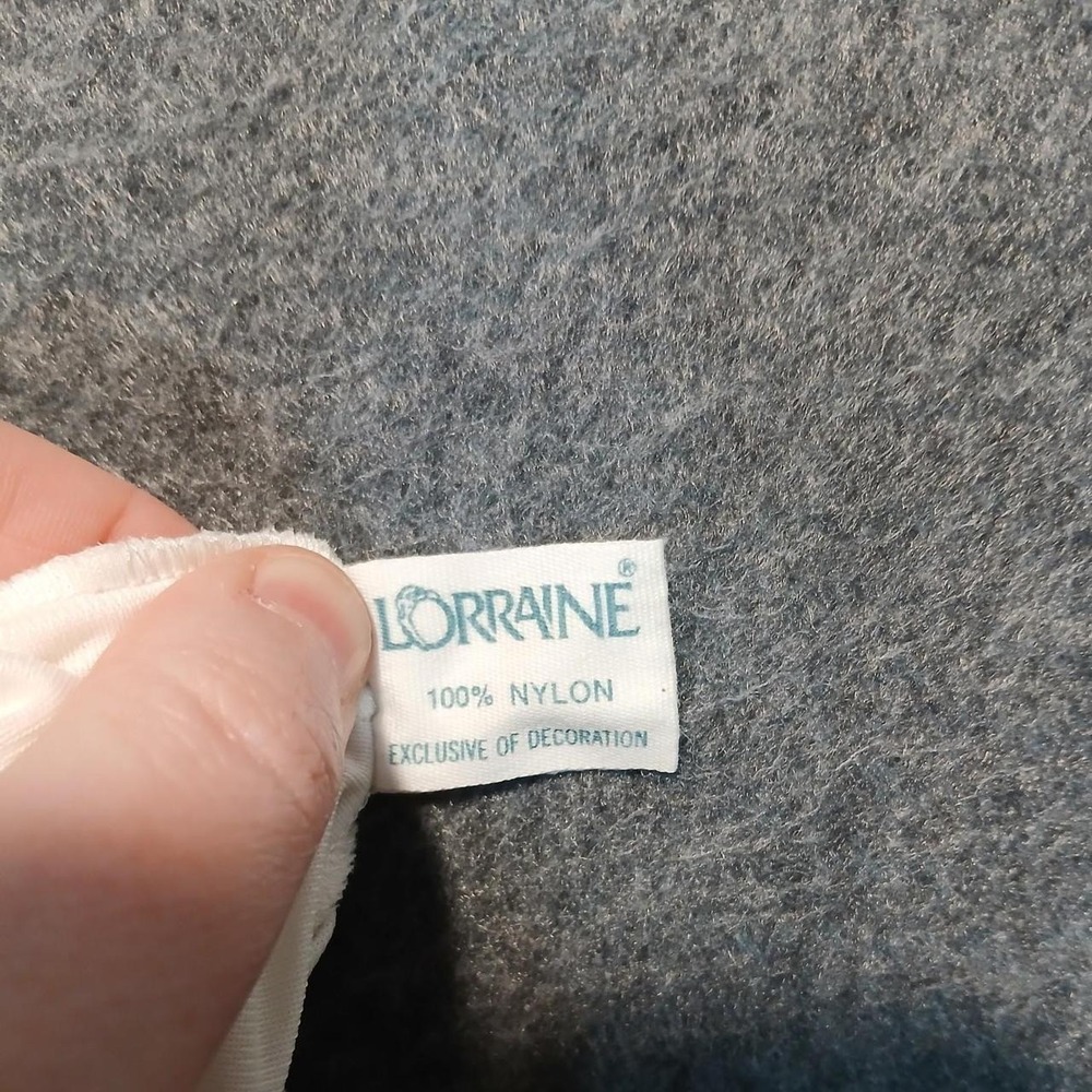 VTG Lorraine slip SZ Tall 38 soft girl fairy retro bridal romantic coquette - Picture 3 of 5